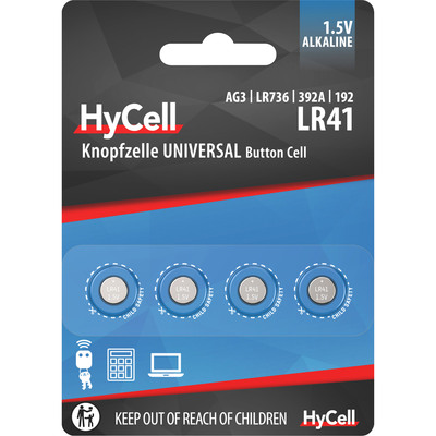 ANSMANN 1516-0025 Knopfzelle LR41 1,5V Alkaline, 4er-Pack ANSMANN 1516-0025 Knopfzelle LR41 1,5V Alkaline, 4er-Pack von Ansmann