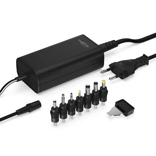 ANSMANN APS 2250 H Universal Stecker Netzteil 24V inkl 7 verschiedende Adapter Stecker - Netzstecker bis max. 2250mA - Netzadapter zur Stromversorgung vieler Elektrokleingeräte von 12-24 Volt regelbar von Ansmann