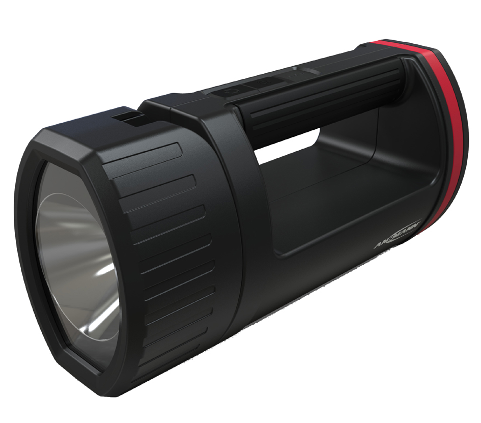 ANSMANN Akku LED-Handscheinwerfer HS5R, schwarz von Ansmann