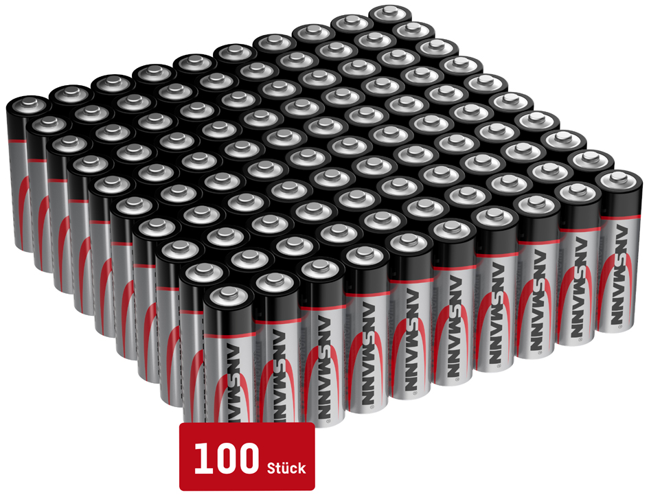 ANSMANN Alkaline Batterie, Mignon AA, 100er Pack von Ansmann