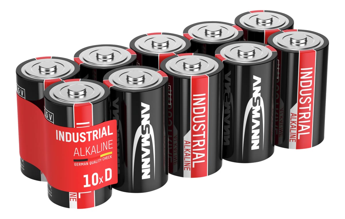 ANSMANN Alkaline Batterie Mono D / LR20, Industrial, 10 Stück ANSMANN Alkaline Batterie Mono D / LR20, Industrial, 10 Stück von Ansmann