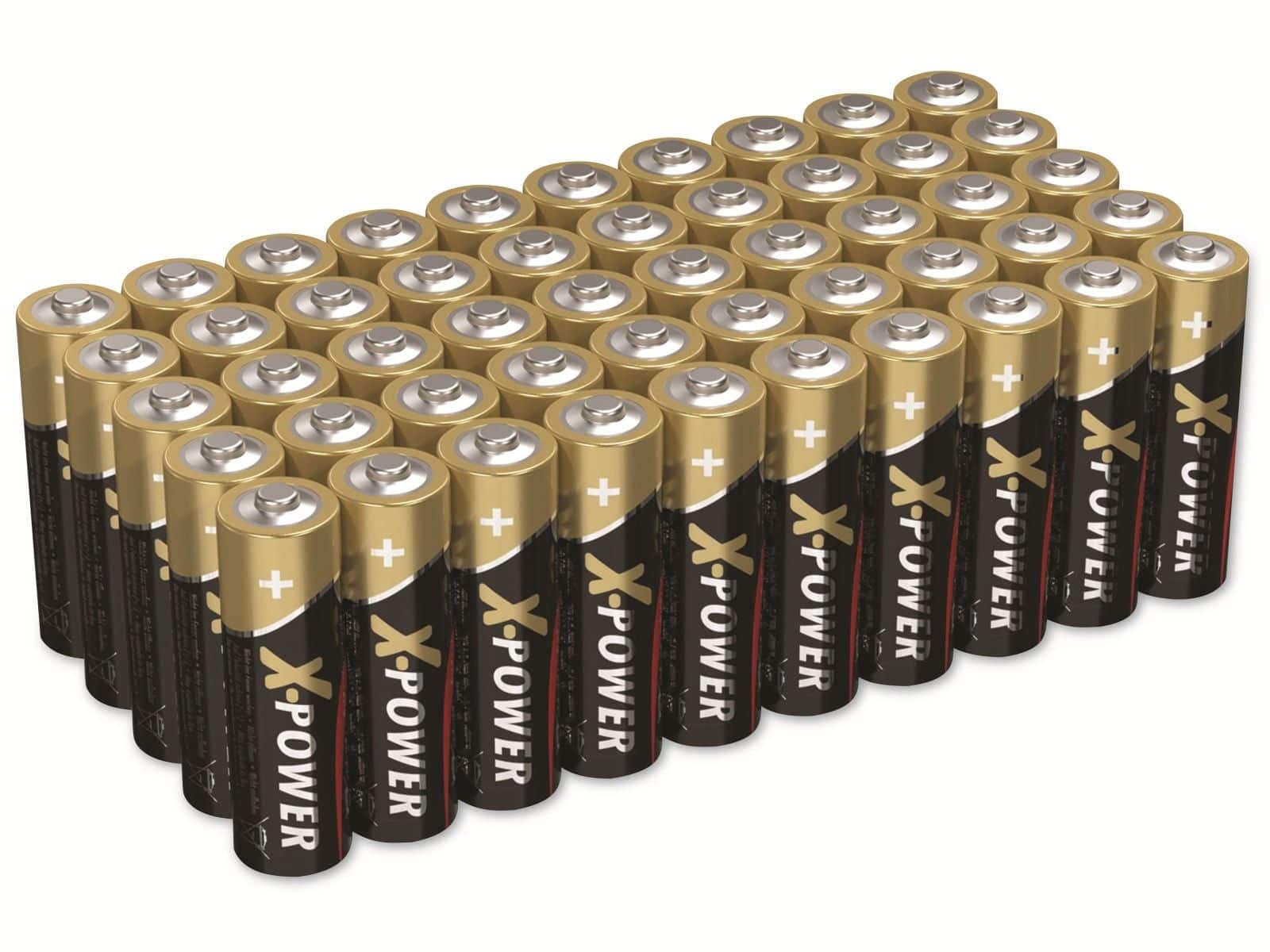 ANSMANN Alkaline X-Power Batterie Micro AAA / LR03 50 Stück von Ansmann