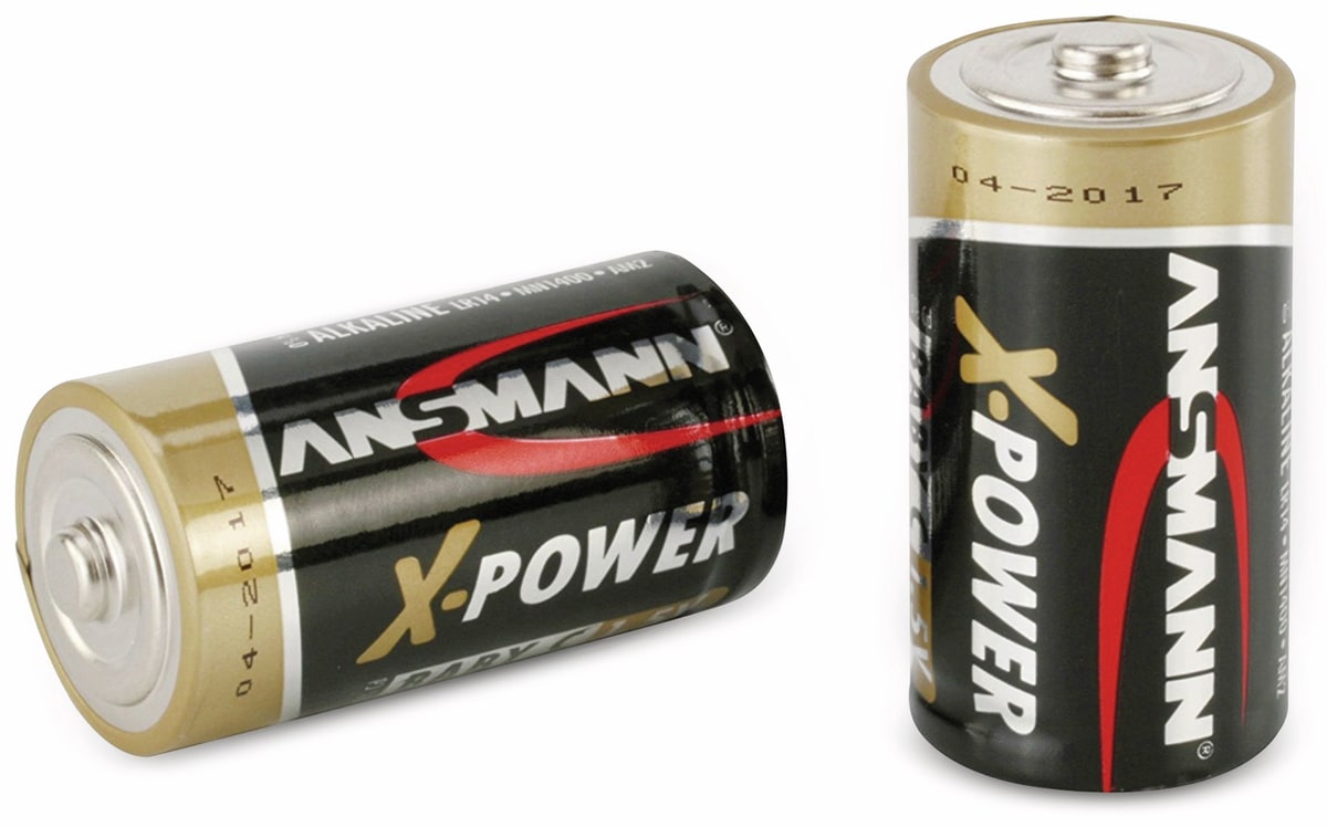 ANSMANN Baby-Batterie, XPower, 7500mAh, 2 Stück von Ansmann