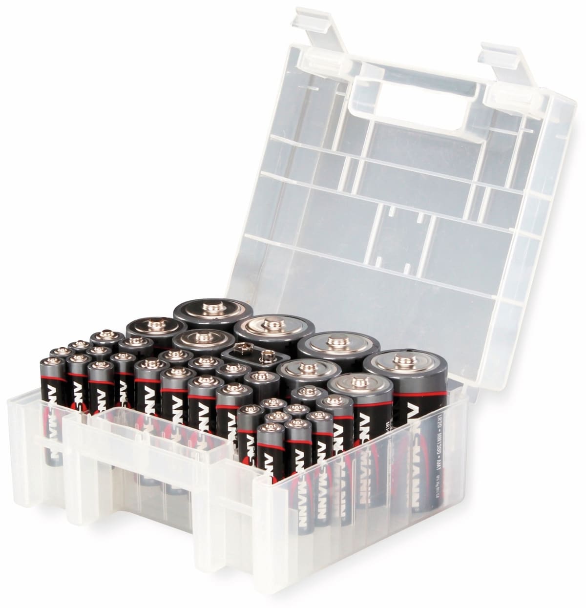 ANSMANN Batteriebox 35 inkl. Alkaline-Batterien Sortiment von Ansmann