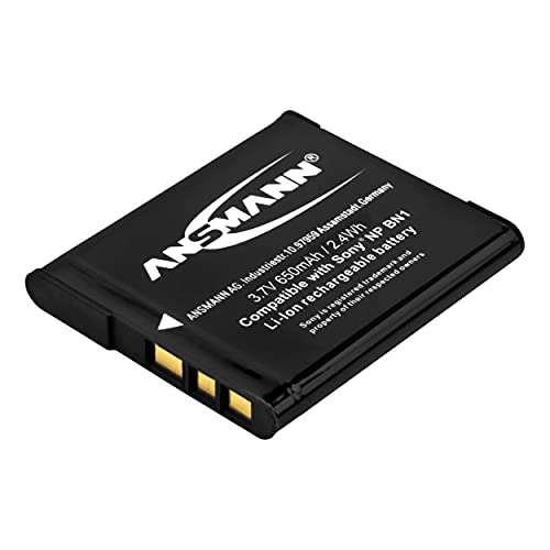 ANSMANN Ersatzakku für A-Son NP BN 1 Li-Ion Digicam Akku 3,7V/650mAh für Sony Foto Digitalkamera, Zweitakkus ideal für Hobby- und professionelle Fotografen, 100% kompatibel ANSMANN Ersatzakku für A-Son NP BN 1 Li-Ion Digicam Akku 3,7V/650mAh für Sony Foto Digitalkamera, Zweitakkus ideal für Hobby- und professionelle Fotografen, 100% kompatibel von Ansmann