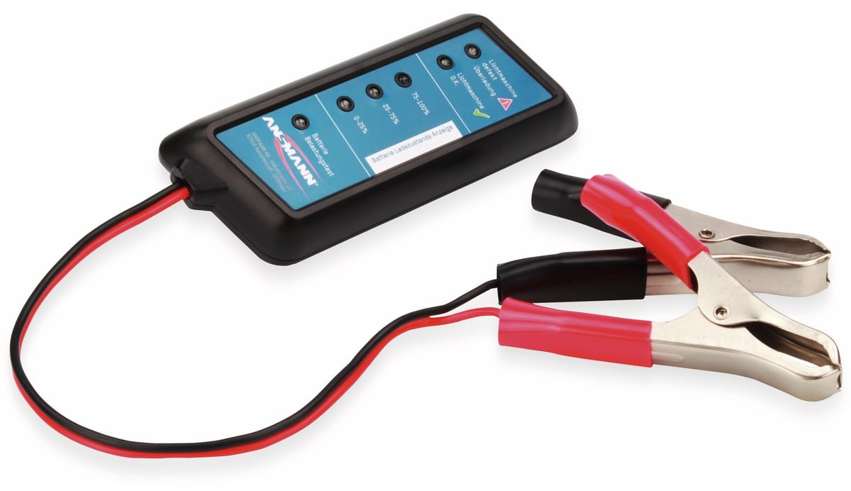ANSMANN KFZ-Batterietester für 12 V- Batterien von Ansmann