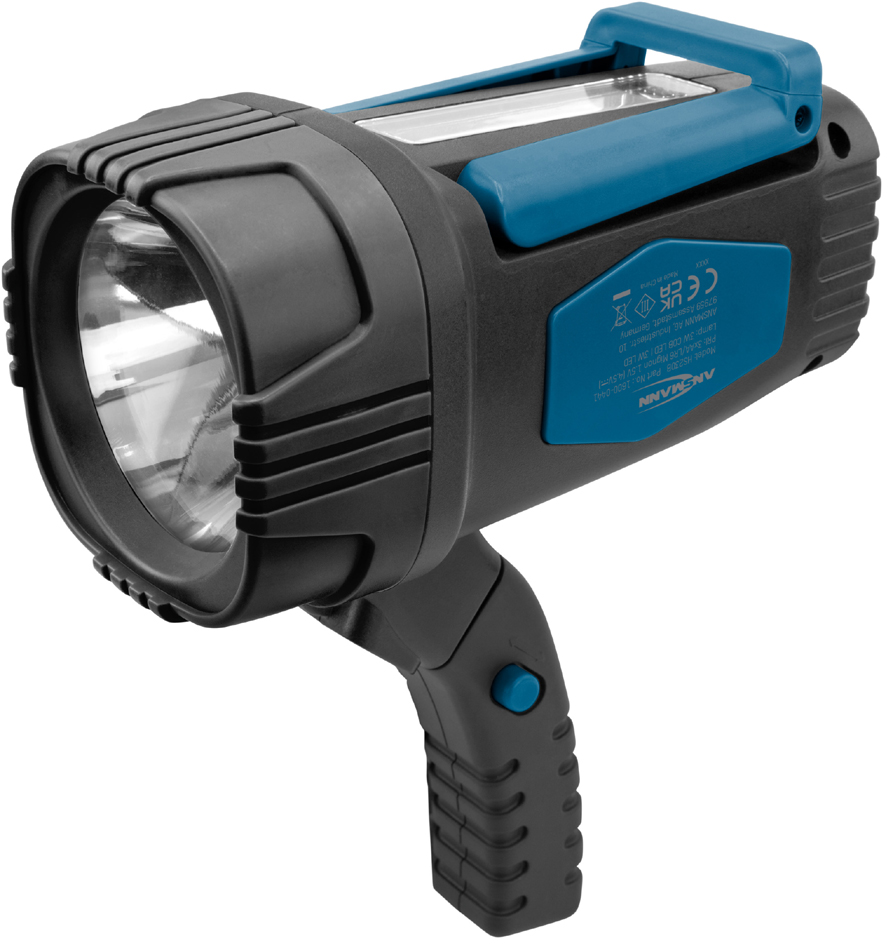 ANSMANN LED-Handscheinwerfer HS230B, schwarz/blau ANSMANN LED-Handscheinwerfer HS230B, schwarz/blau von Ansmann
