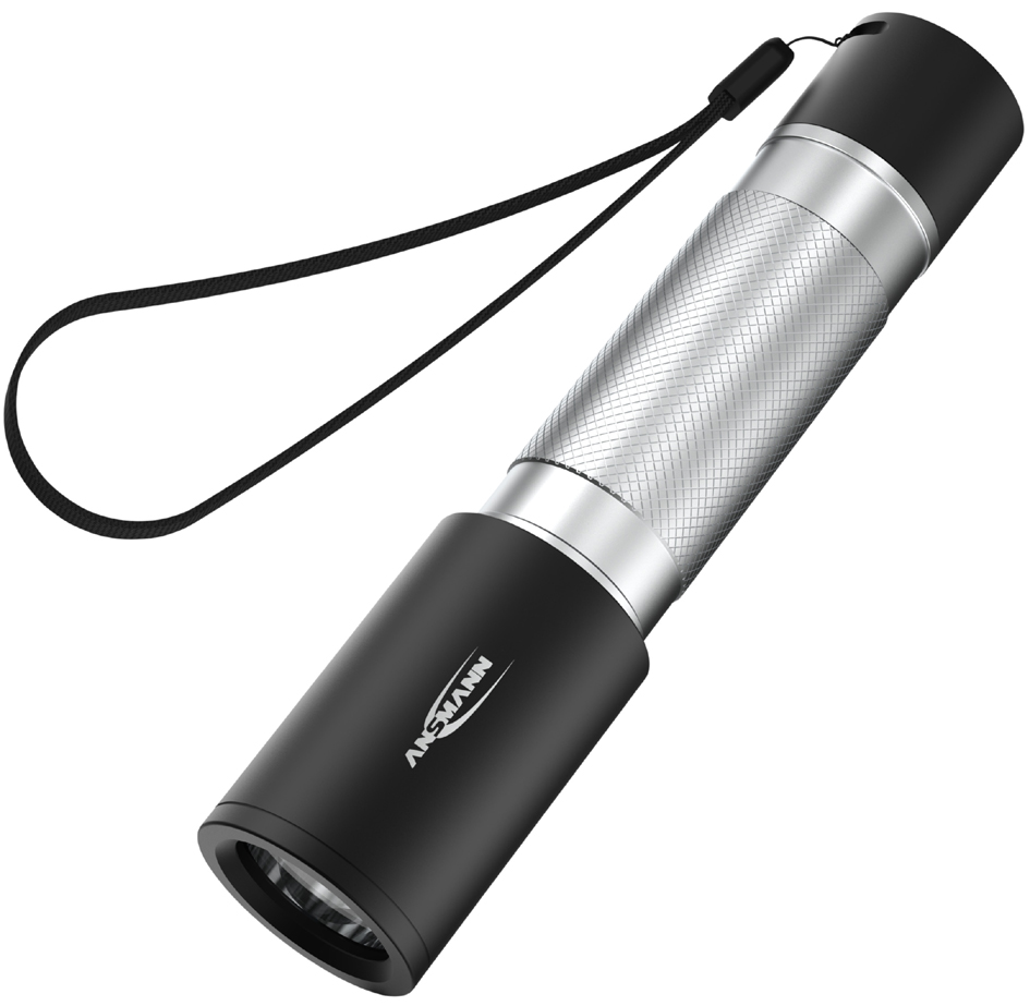ANSMANN LED-Taschenlampe Daily Use 300B, silber/schwarz von Ansmann
