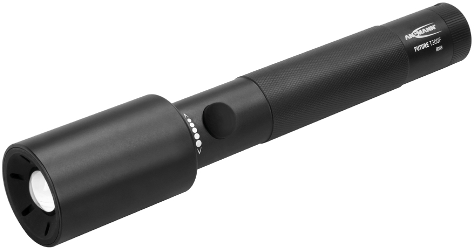 ANSMANN LED-Taschenlampe Future T300F, IP54, schwarz ANSMANN LED-Taschenlampe Future T300F, IP54, schwarz von Ansmann