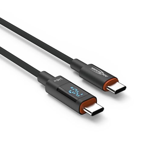 ANSMANN Ladekabel 120 cm USB Typ C für schnelles Aufladen von Smartphone, Tablet, Laptop, etc. mit bis zu 140 W Ausgangsleistung/Hochwertiges Kabel für Büro, Home Office, Gamer, Schlafzimmer ANSMANN Ladekabel 120 cm USB Typ C für schnelles Aufladen von Smartphone, Tablet, Laptop, etc. mit bis zu 140 W Ausgangsleistung/Hochwertiges Kabel für Büro, Home Office, Gamer, Schlafzimmer von Ansmann