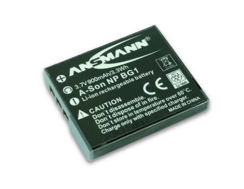 ANSMANN Li-Ion Akku A-Son NP BG 1 3 7V / Typ 900mAh / Leistungsstarke Akkubatterie für Foto Digitalkameras - der perfekte Ersatzakku für Sony Digicam uvm. ANSMANN Li-Ion Akku A-Son NP BG 1 3 7V / Typ 900mAh / Leistungsstarke Akkubatterie für Foto Digitalkameras - der perfekte Ersatzakku für Sony Digicam uvm. von Ansmann