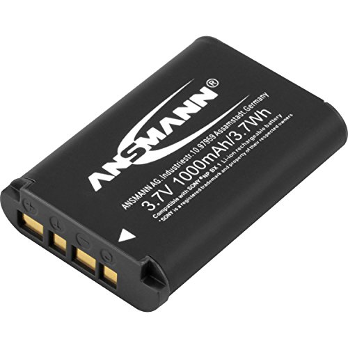 ANSMANN Li-Ion Akku A-Son NP BX1 3 7V / Typ 1000mAh / Leistungsstarke Akkubatterie für Foto Digitalkameras - der perfekte Ersatzakku für Sony Digicam uvm. von Ansmann