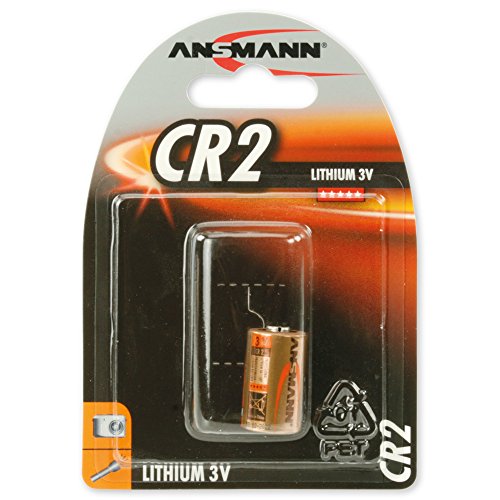 ANSMANN Lithium Batterie CR2 (3V) für Garagentoröffner, Alarmanlage, Miniradio, Funkauslöser für Kamera, Messgeräte, Klingel usw.. von Ansmann