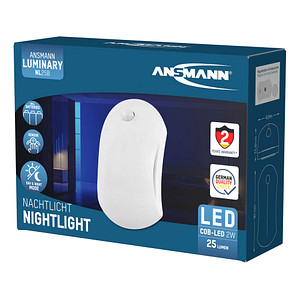 ANSMANN Mini LED-Sensor NL25B LED Nachtlicht weiß 9,0 cm von Ansmann