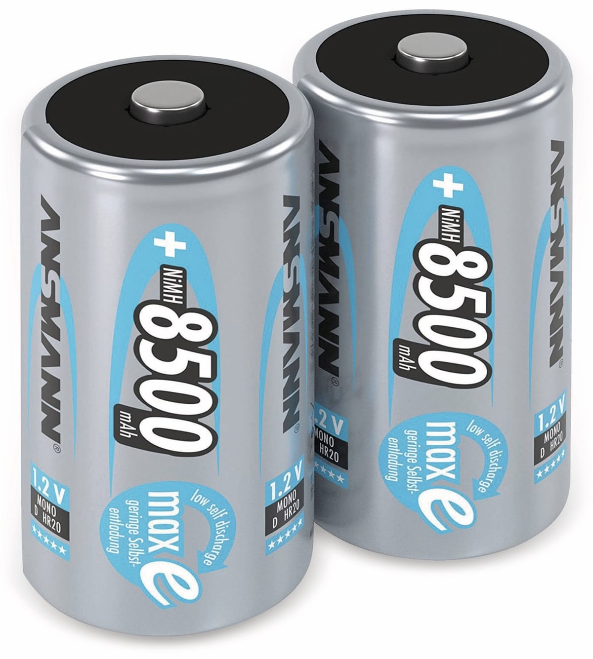 ANSMANN NiMH-Mono-Akku maxE, 8500 mAh, 2 Stück ANSMANN NiMH-Mono-Akku maxE, 8500 mAh, 2 Stück von Ansmann