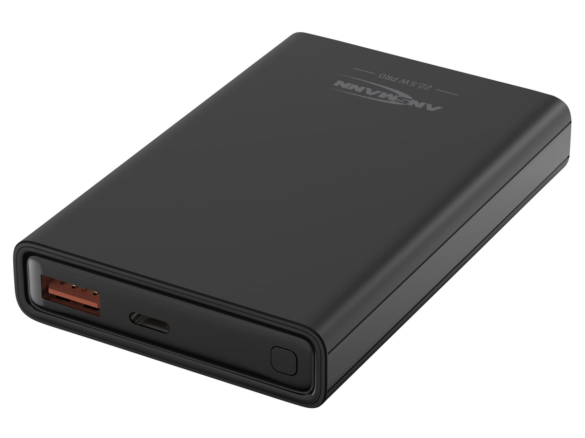 ANSMANN Powerbank PB222PD, 10.000 mAh, schwarz von Ansmann