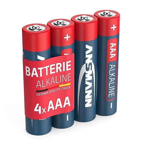 ANSMANN Red Alkaline Batterie Micro AAA LR03 Longlife Alkalibatterie (4er Pack) von Ansmann