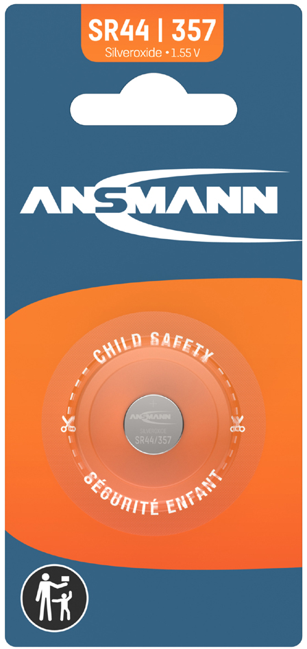 ANSMANN Silber-Oxid Uhrenzelle, SR626 (SR66), 1,55 Volt von Ansmann