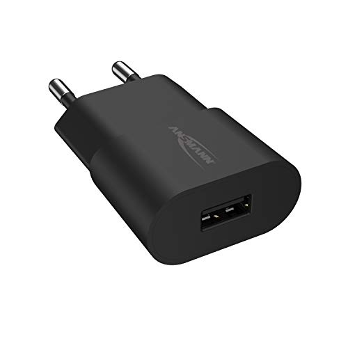 ANSMANN USB Ladegerät 5W 1A, Traveller USB Power Adapter / Netzteil besonders geeignet für Apple iPhone, Samsung Galaxy, Huawei, Xiaomi, Tablet, GoPro, e-Book Reader, etc von Ansmann