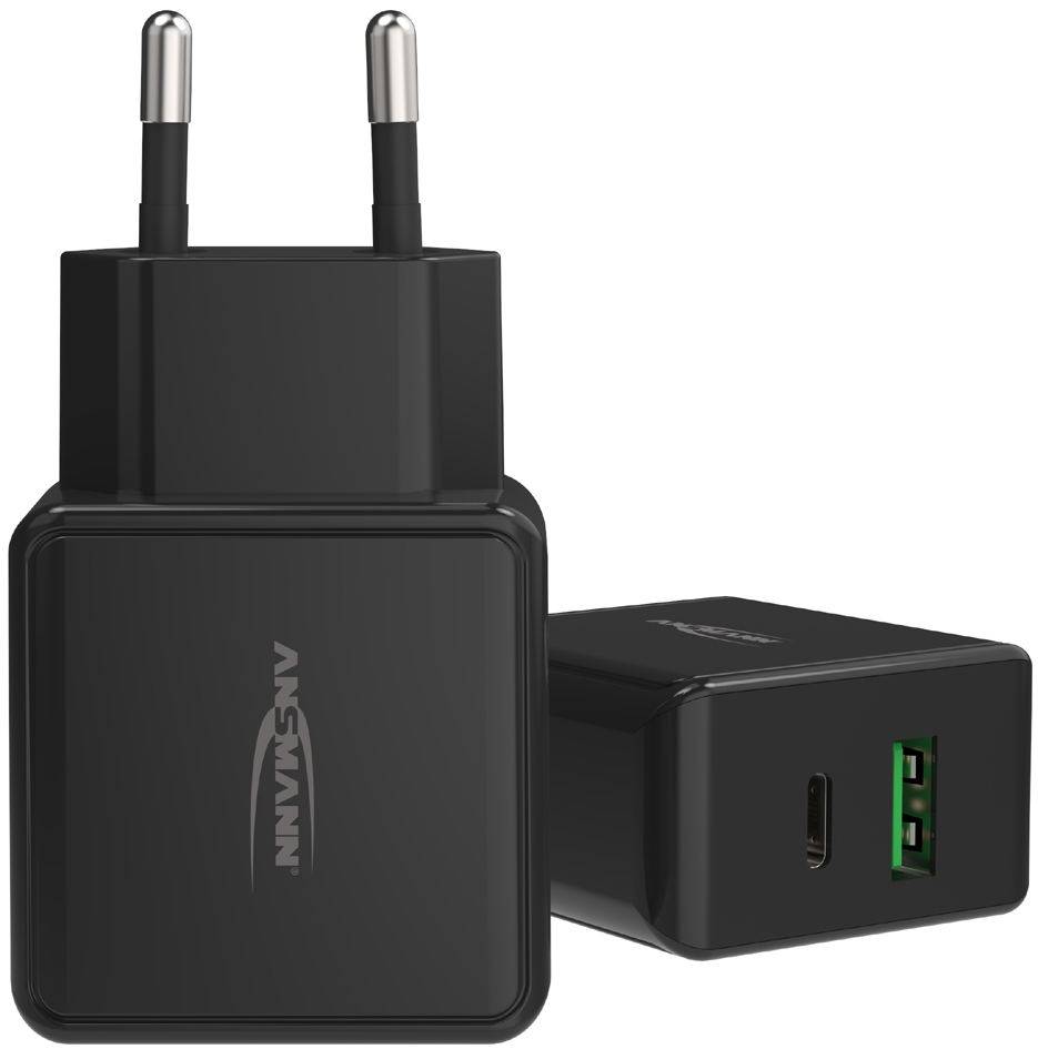 ANSMANN USB-Ladegerät Home Charger HC218PD, 2x USB-Kupplung von Ansmann