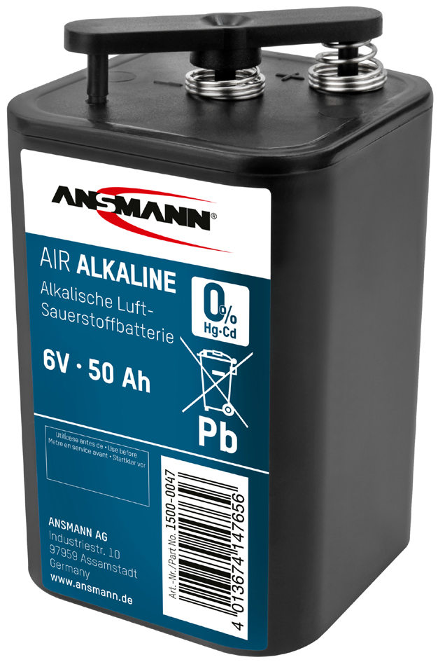 ANSMANN Zink-Luft Alkaline Batterie 4R25, 6 Volt von Ansmann