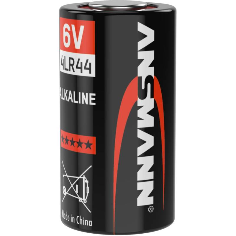 Alkaline Knopfzelle 4LR44, Batterie von Ansmann