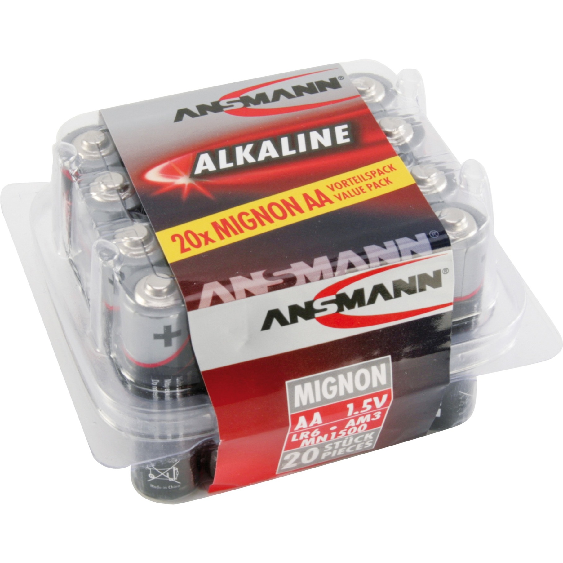 Alkaline Red, Batterie von Ansmann