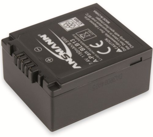 Ansmann 1400-0004 A-Pan BLB 13 Li-Ion Digitalkamera Akku 7,4V / 1150mAh für Panasonic Digitalkameras von Ansmann