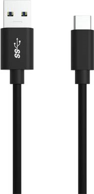 Ansmann 1700-0080 USB Kabel 0,12 m 2.0 USB A USB C Schwarz (1700-0080) von Ansmann