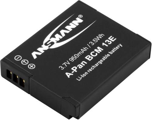 Ansmann A-Pan DMW-BCM 13E Kamera-Akku ersetzt Original-Akku (Kamera) DMW-BCM13E 3.7V 950 mAh von Ansmann