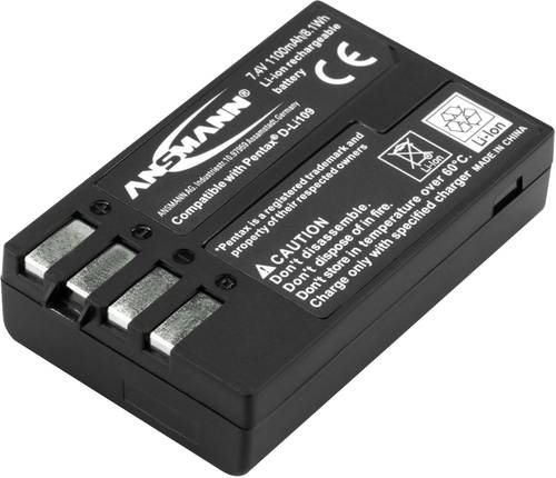 Ansmann A-Pen D-Li 109 Kamera-Akku ersetzt Original-Akku (Kamera) D-LI109 7.4V 1100 mAh von Ansmann
