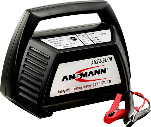 Ansmann ALCT 6-24/10 1001-0014-510 Werkstattladegerät 6 V, 12 V, 24V 1A 10A 5A von Ansmann