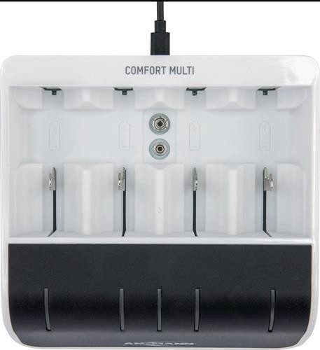 Ansmann Akku-Ladegerät Comfort-Multi m.USB-Eingang 1,2V NiMH 1001-0093 Ansmann Akku-Ladegerät Comfort-Multi m.USB-Eingang 1,2V NiMH 1001-0093 von Ansmann