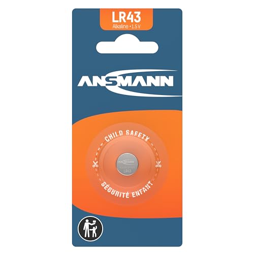Ansmann Alkaline-Knopfzelle LR43, 1 Stück von Ansmann
