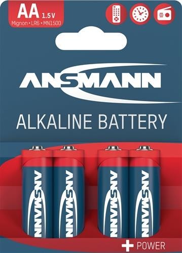 Ansmann Batterie 1,5 V AA-AM3-Mignon 2800 mAh LR6 4906 4 St./Bl. 5015563 Ansmann Batterie 1,5 V AA-AM3-Mignon 2800 mAh LR6 4906 4 St./Bl. 5015563 von Ansmann