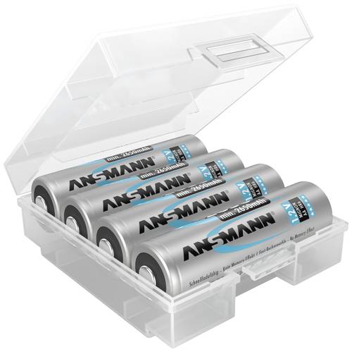 Ansmann Box 4 Batteriebox 4x Micro (AAA), Mignon (AA) (L x B x H) 67 x 55 x 22mm von Ansmann