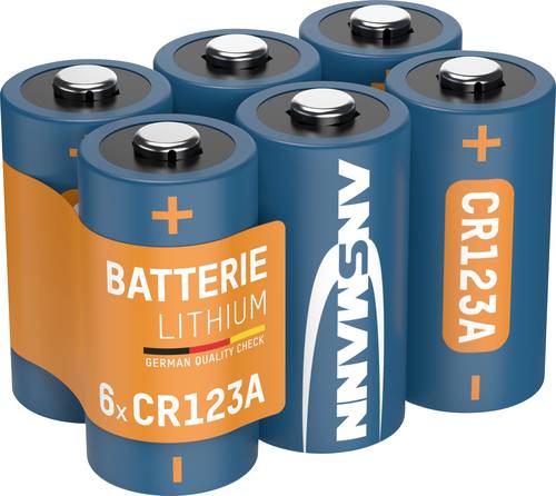 Ansmann CR123 Fotobatterie CR-123A Lithium 1375 mAh 3V 6St. von Ansmann