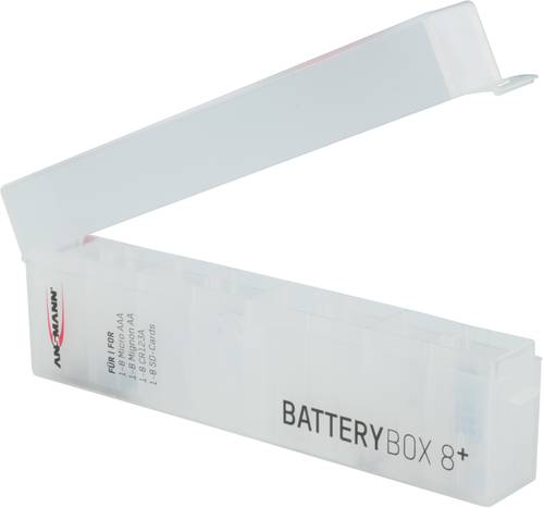 Ansmann Foto Plus 8 Batteriebox 8x Micro (AAA), Mignon (AA), CR 123 (L x B x H) 160 x 22 x 55mm von Ansmann