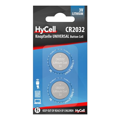 Ansmann HyCell Knopfzelle 3V Lithium CR 2032, 2er Blister von Ansmann