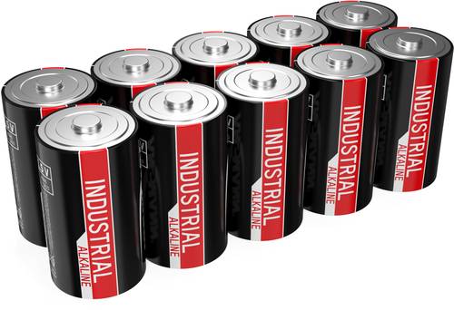 Ansmann Industrial Mono (D)-Batterie Alkali-Mangan 1.5V 10St. von Ansmann