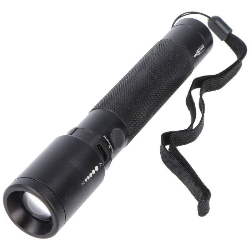 Ansmann LED-Taschenlampe T400FR, mit Fokussierung, 1000 Lumen, wiederaufladbar von Ansmann