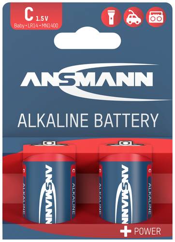 Ansmann LR14 Red-Line Baby (C)-Batterie Alkali-Mangan 1.5V 2St. von Ansmann