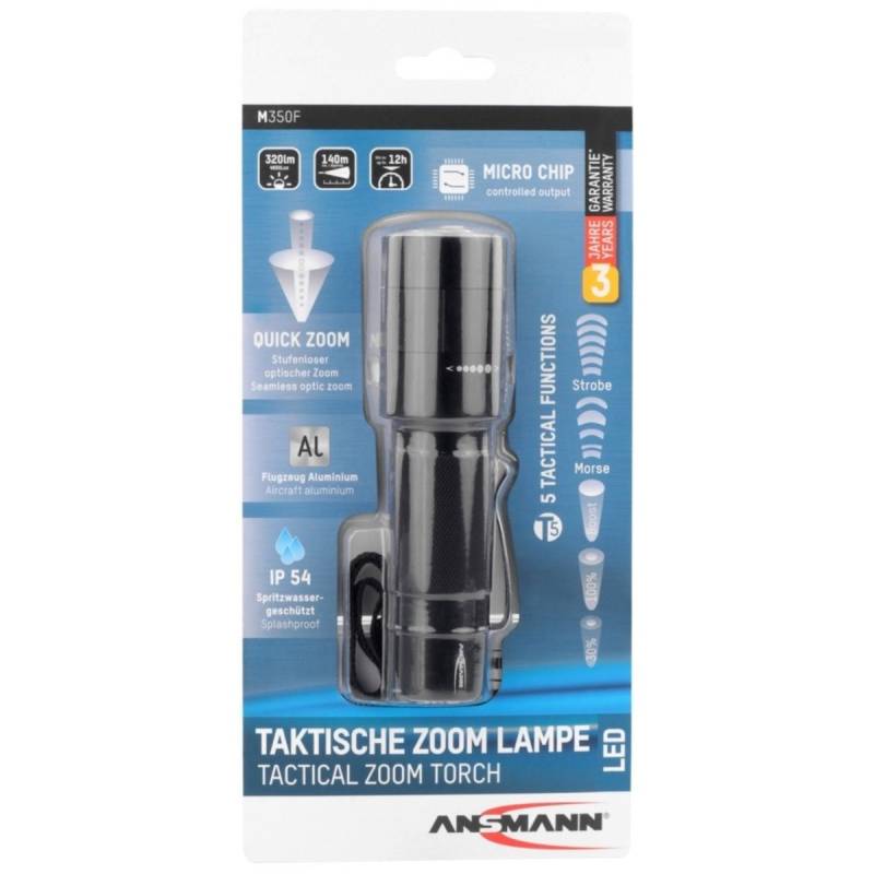 Ansmann M350F LED-Taschenlampe schwarz von Ansmann