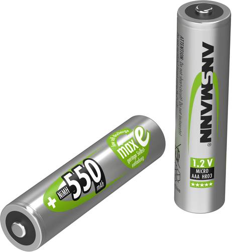 Ansmann maxE HR03 Micro (AAA)-Akku NiMH 550 mAh 1.2V von Ansmann