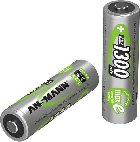 Ansmann maxE HR06 Mignon (AA)-Akku NiMH 1300 mAh 1.2V von Ansmann
