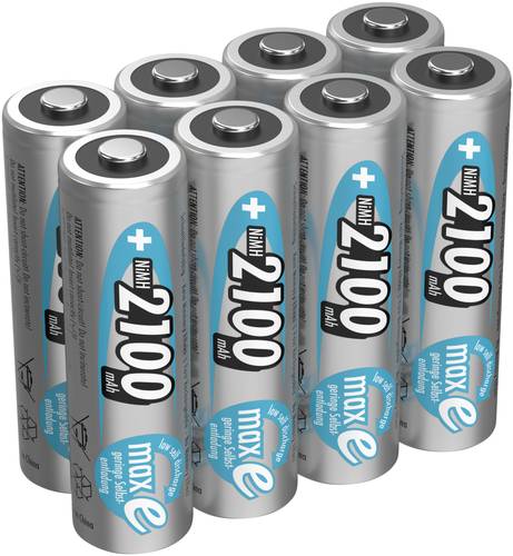 Ansmann maxE HR06 Mignon (AA)-Akku NiMH 2100 mAh 1.2V 8St. von Ansmann