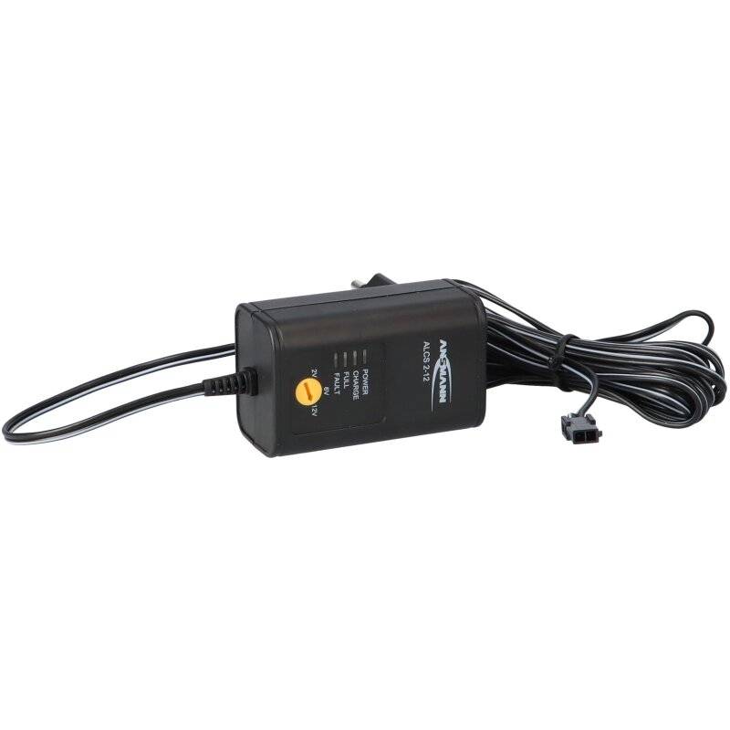 Automatik- Ladegerät passend für 2-12 Volt Bleiakkus mit Molex-Stecker-Anschluss (Heim & Haus) von Ansmann