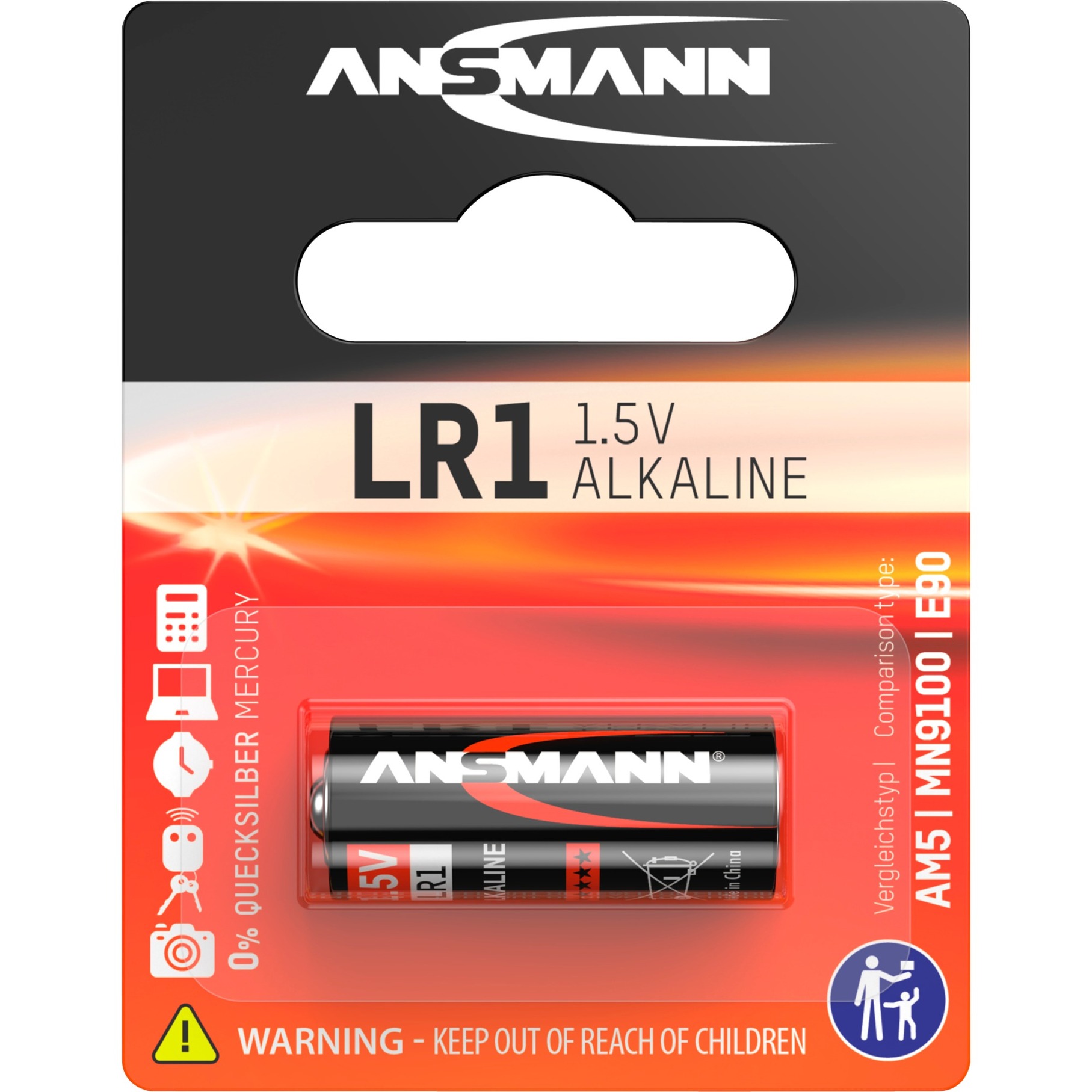 LR1, Batterie von Ansmann