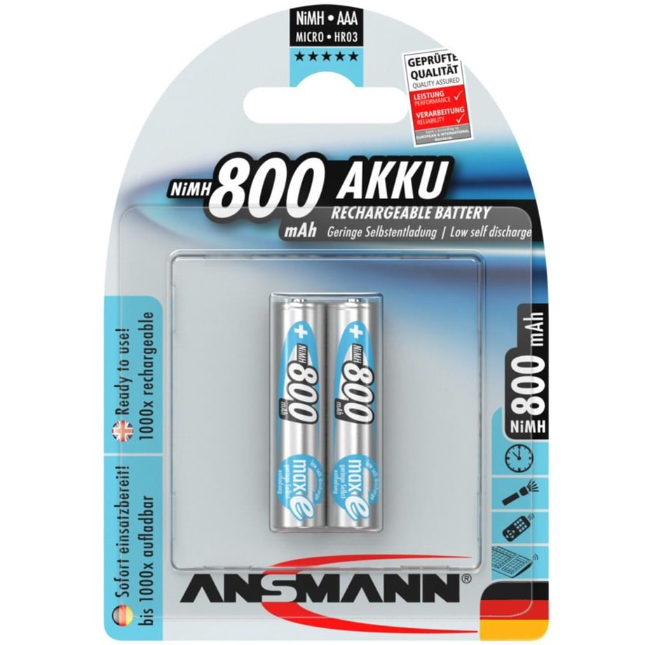 maxE 800mAh NiMh, Akku von Ansmann