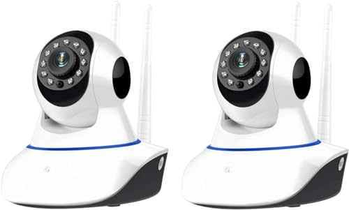 AntDau71 - Set mit 2 IP-Überwachungskameras, WLAN, HD, 720p, motorisiert, Infrarot, mit App Yoosee, Diebstahlsicherung und Einbruchschutz AntDau71 - Set mit 2 IP-Überwachungskameras, WLAN, HD, 720p, motorisiert, Infrarot, mit App Yoosee, Diebstahlsicherung und Einbruchschutz von AntDau71